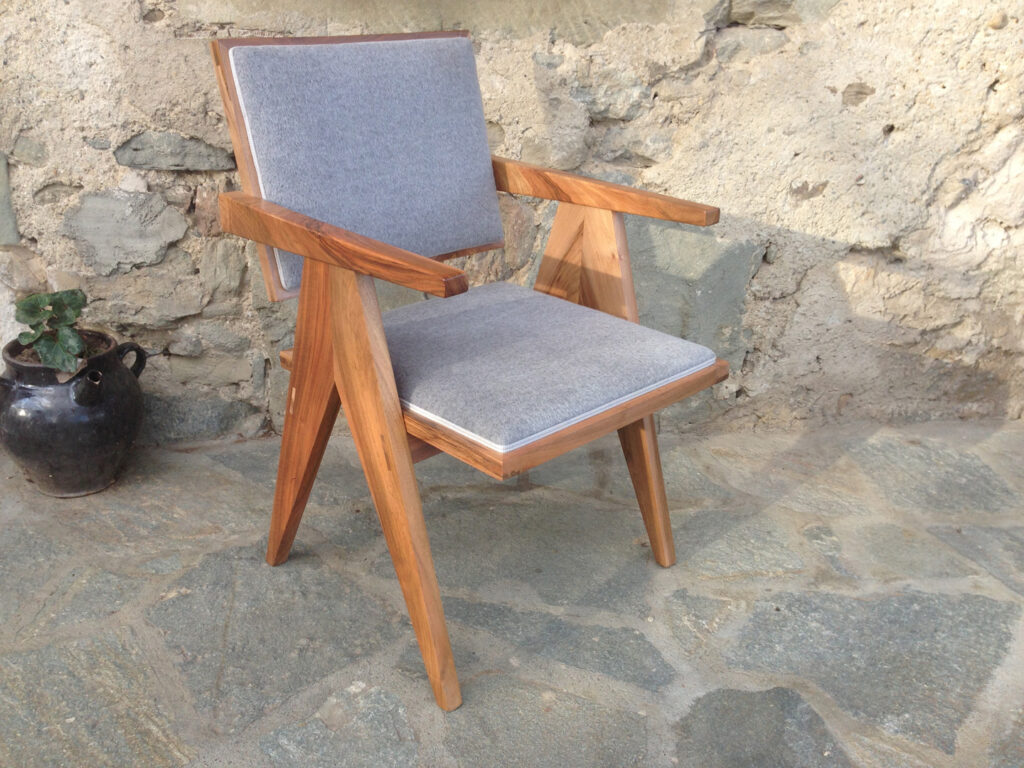 Chaise en bois sur-mesure Jean-Pascal Bottiero